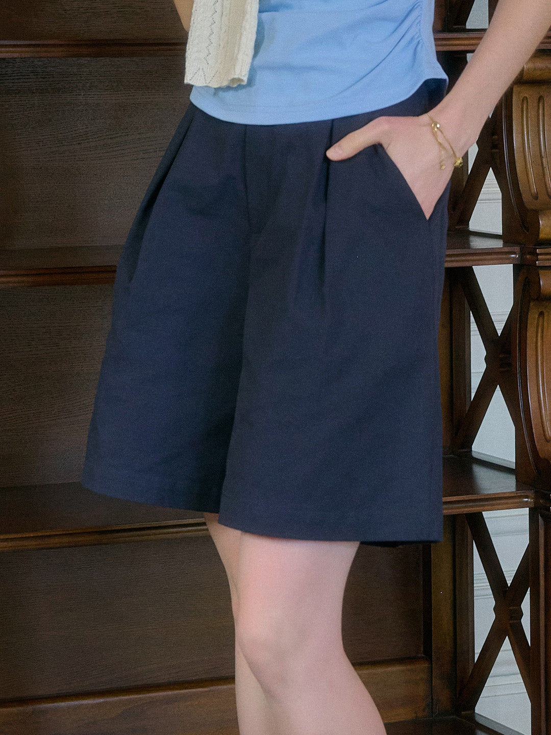 Gemma H型西裝短褲