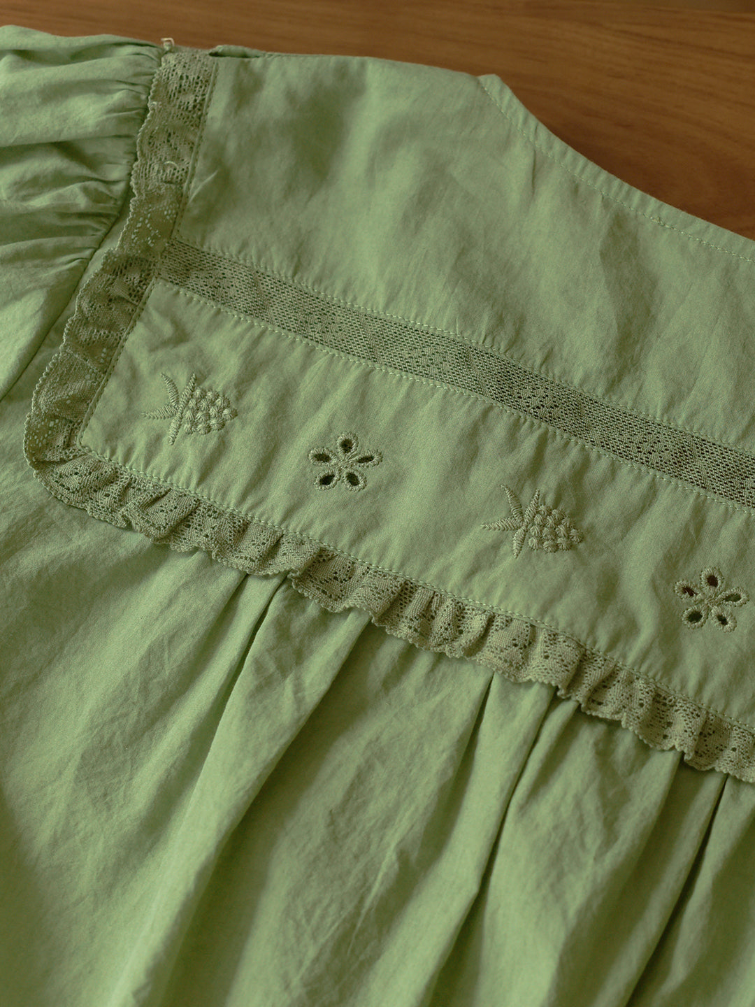 Kaylani V領維多利亞風刺繡洋裝