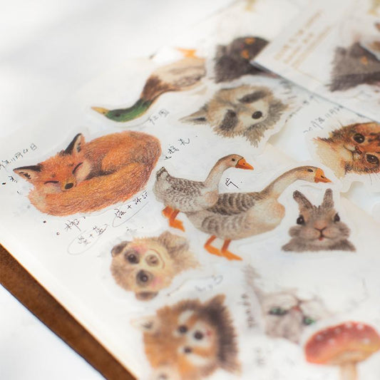 Chowxiaodou 原創原野漫步系列貼紙