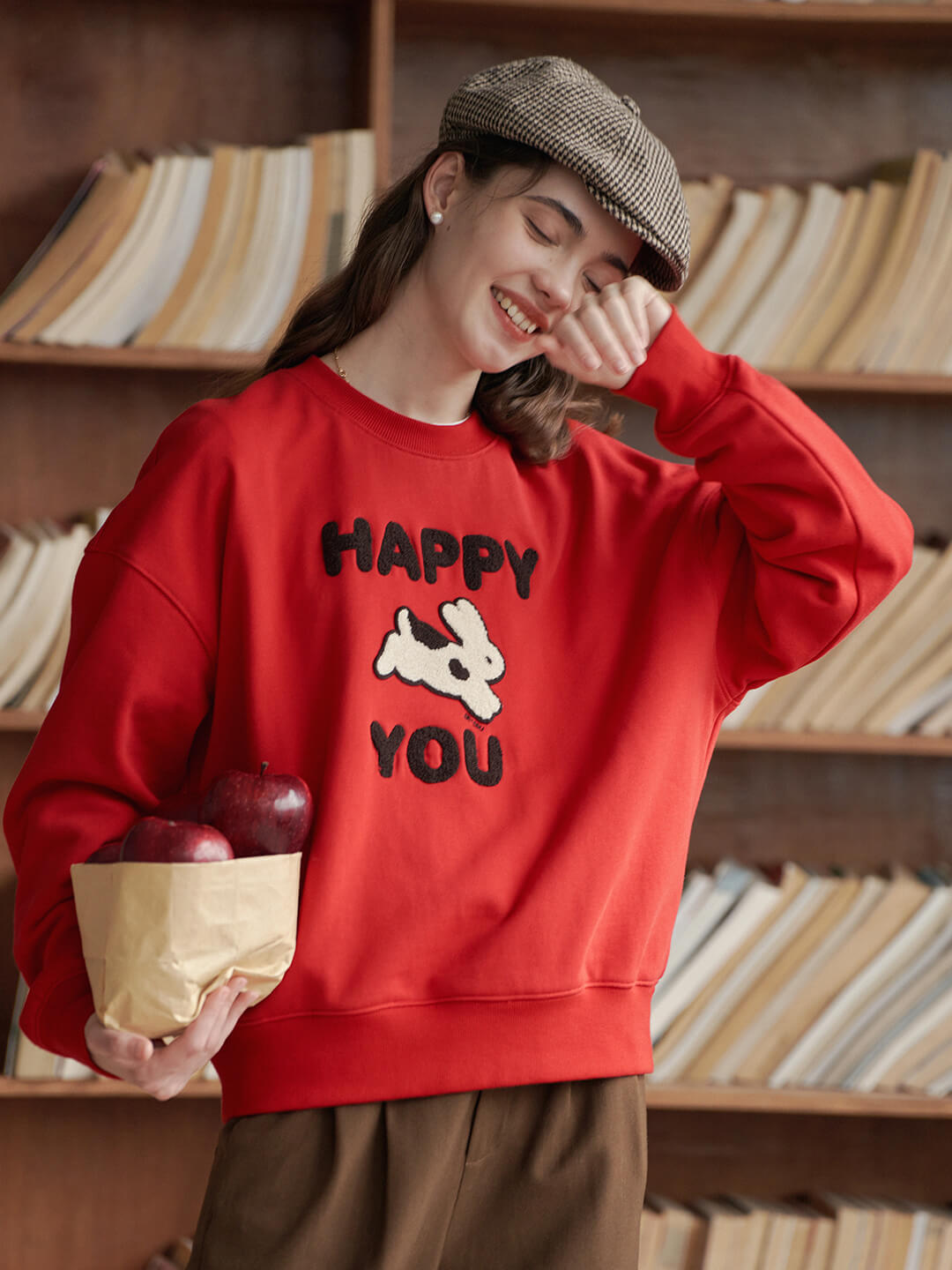 happy兔you兩色衛衣