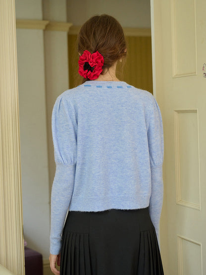 Lauren 蝴蝶結羊毛衣