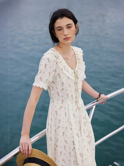 Alianna 圓領碎花洋裝