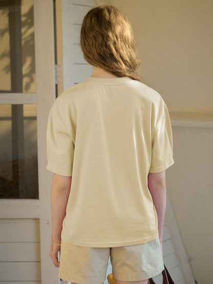 Journey 圓領小狗100% 棉T恤