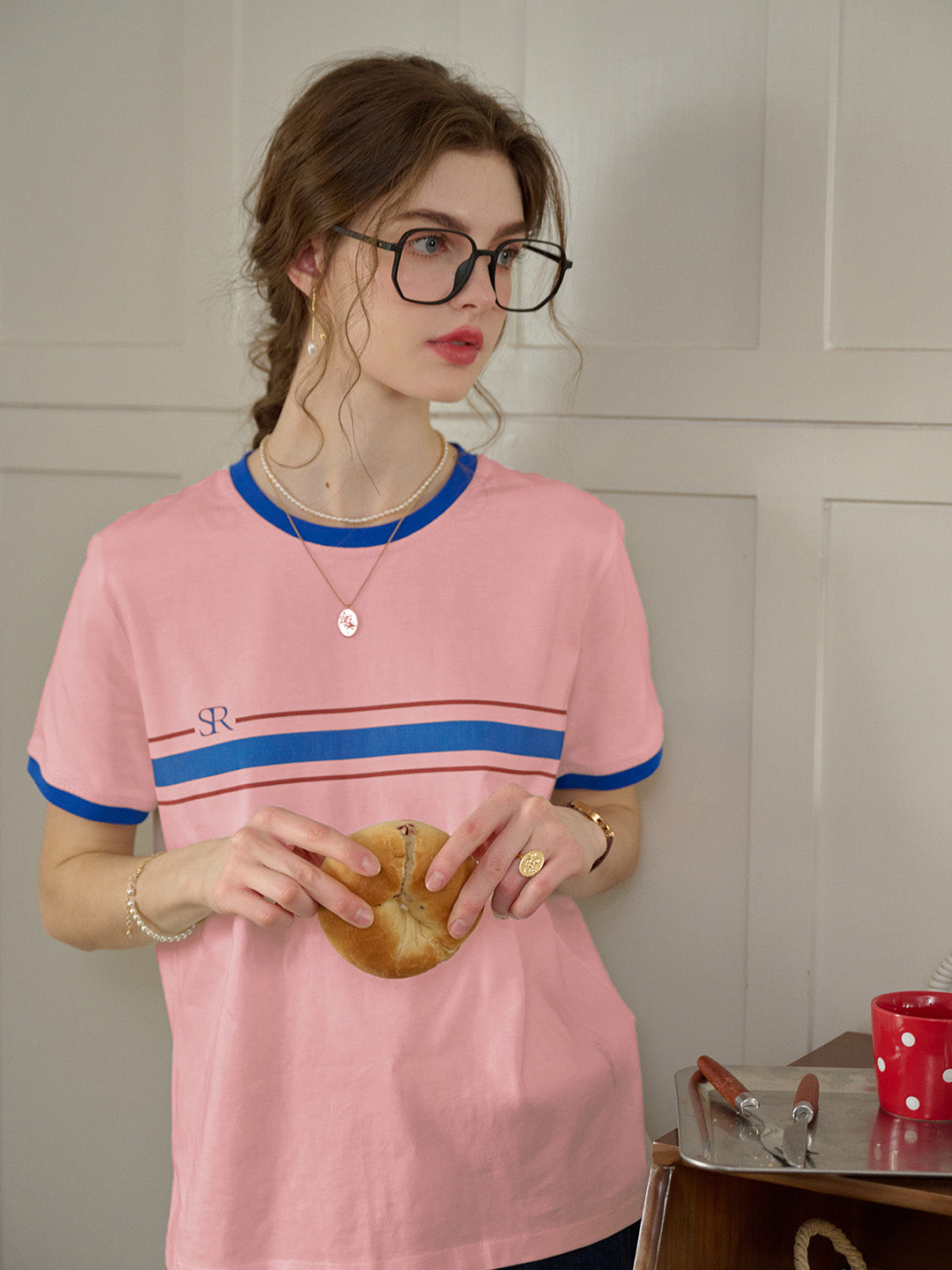 【Final Sale】Kai Women's Solid Color Bustier Camisole - Pink