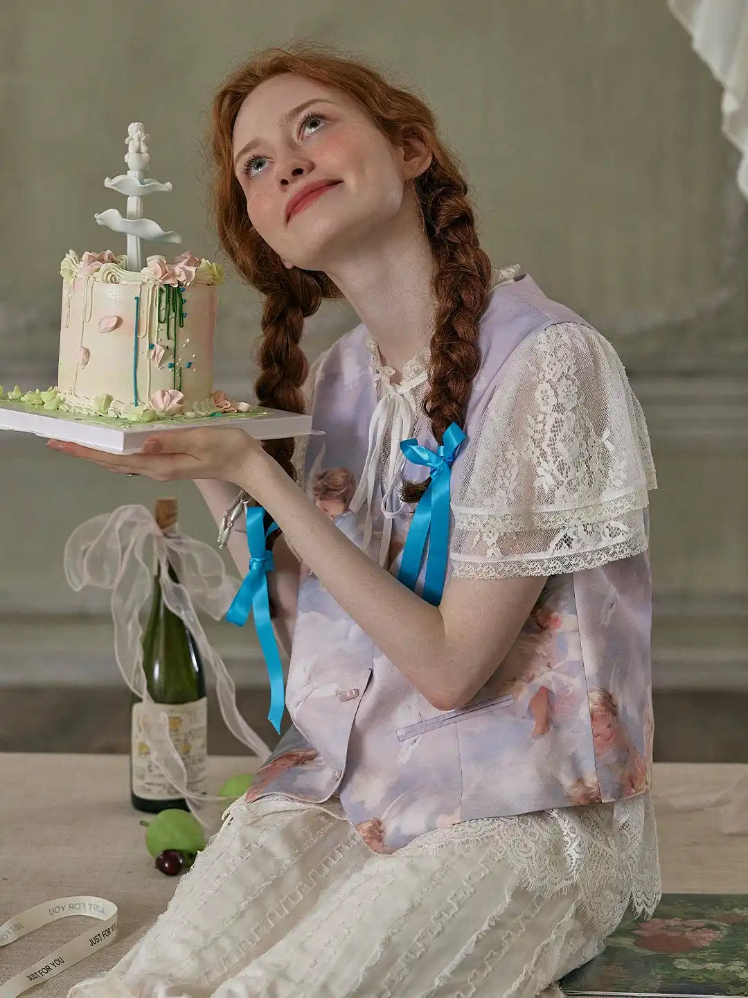 Cupid 領印花背心