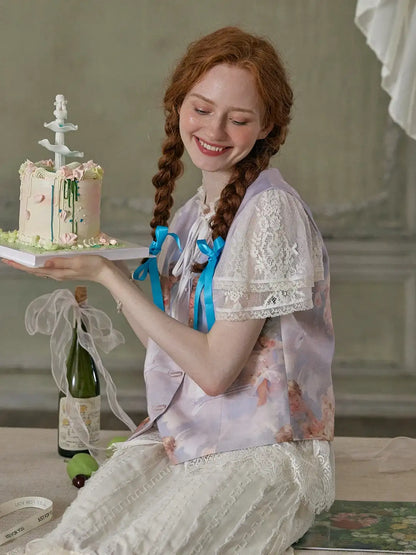 Cupid 領印花背心