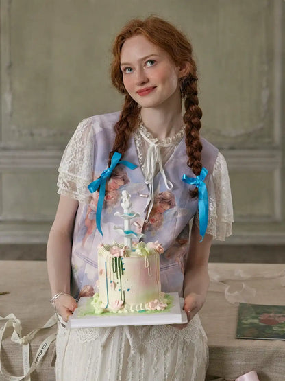 Cupid 領印花背心