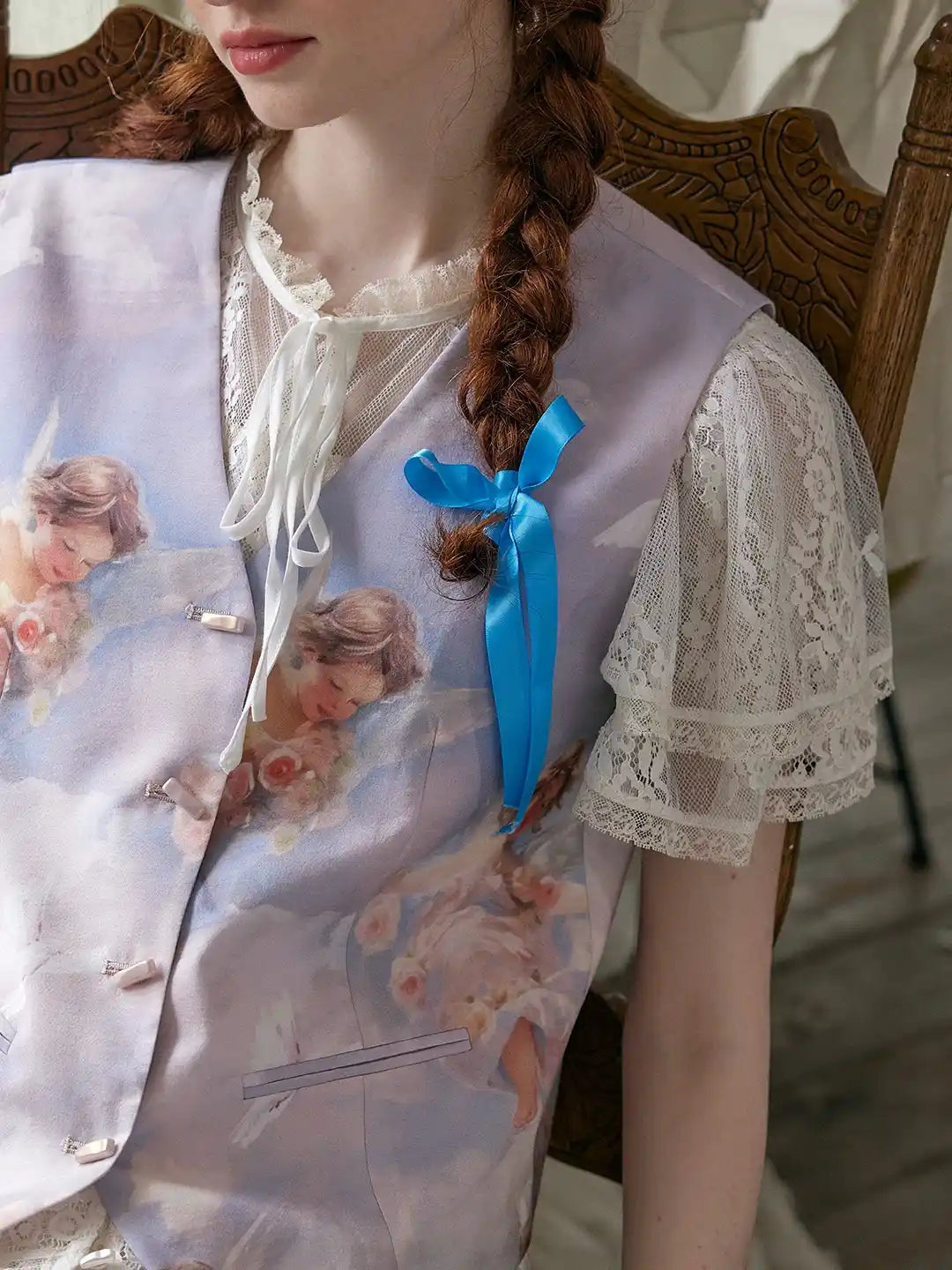 Cupid 領印花背心