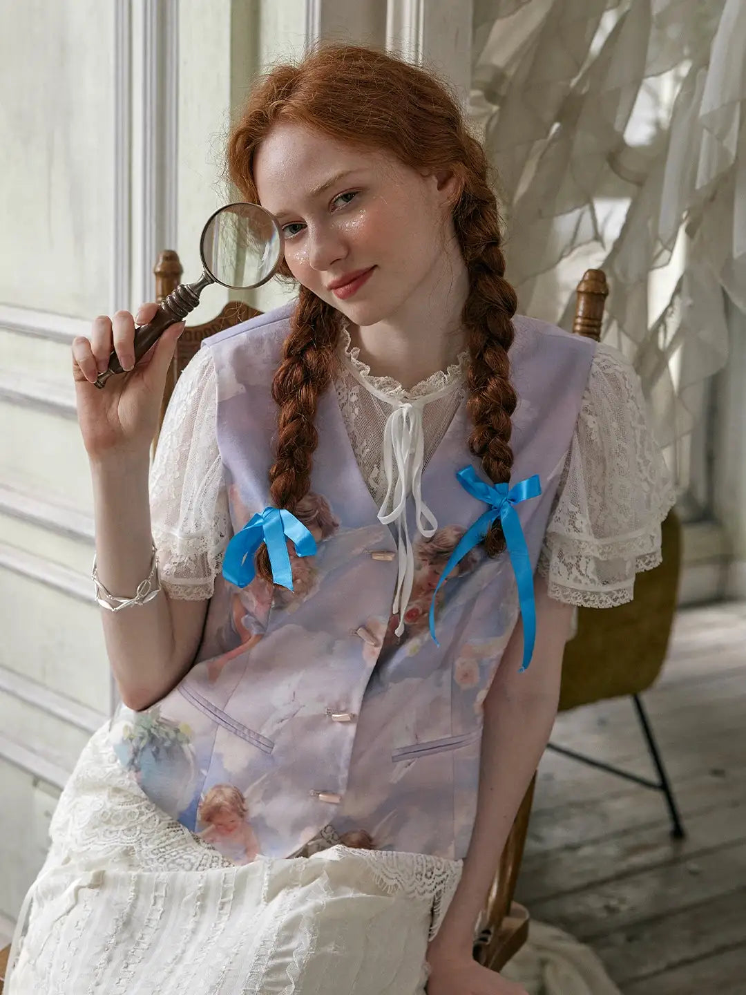 Cupid 領印花背心