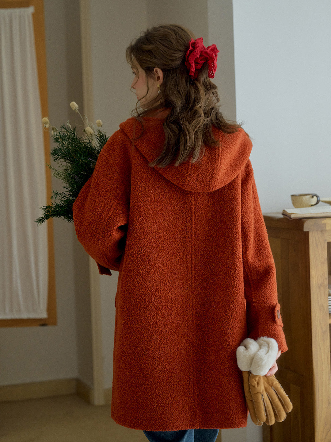 Tyra 翻領質感羊毛大衣