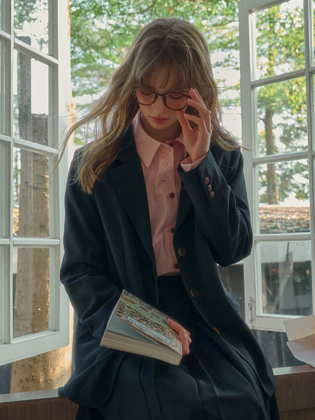 Matilda 簡約通勤翻領西裝