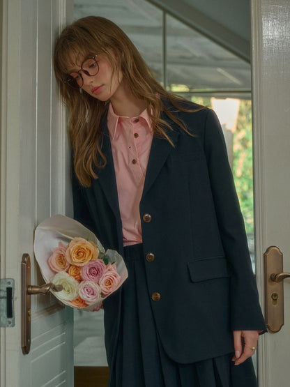 Matilda 簡約通勤翻領西裝