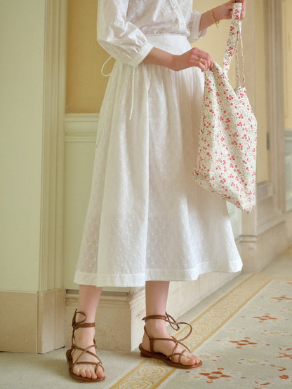 【Final Sale】Emi A-Line 100% Cotton Skirt