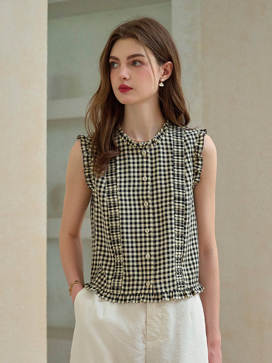 Alaiya lace paneled cutout puff sleeve dress