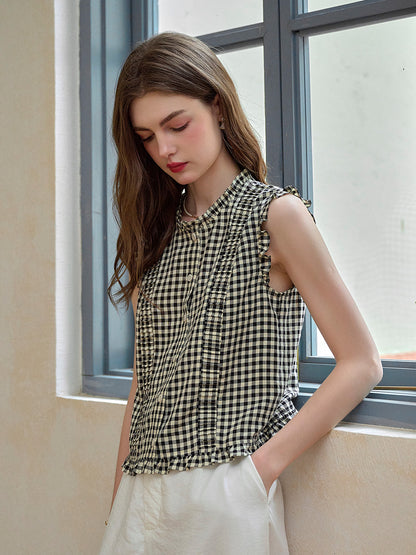 Alaiya lace paneled cutout puff sleeve dress