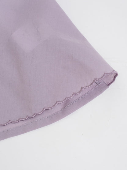 Gracie 圓領刺繡加大碼襯衫