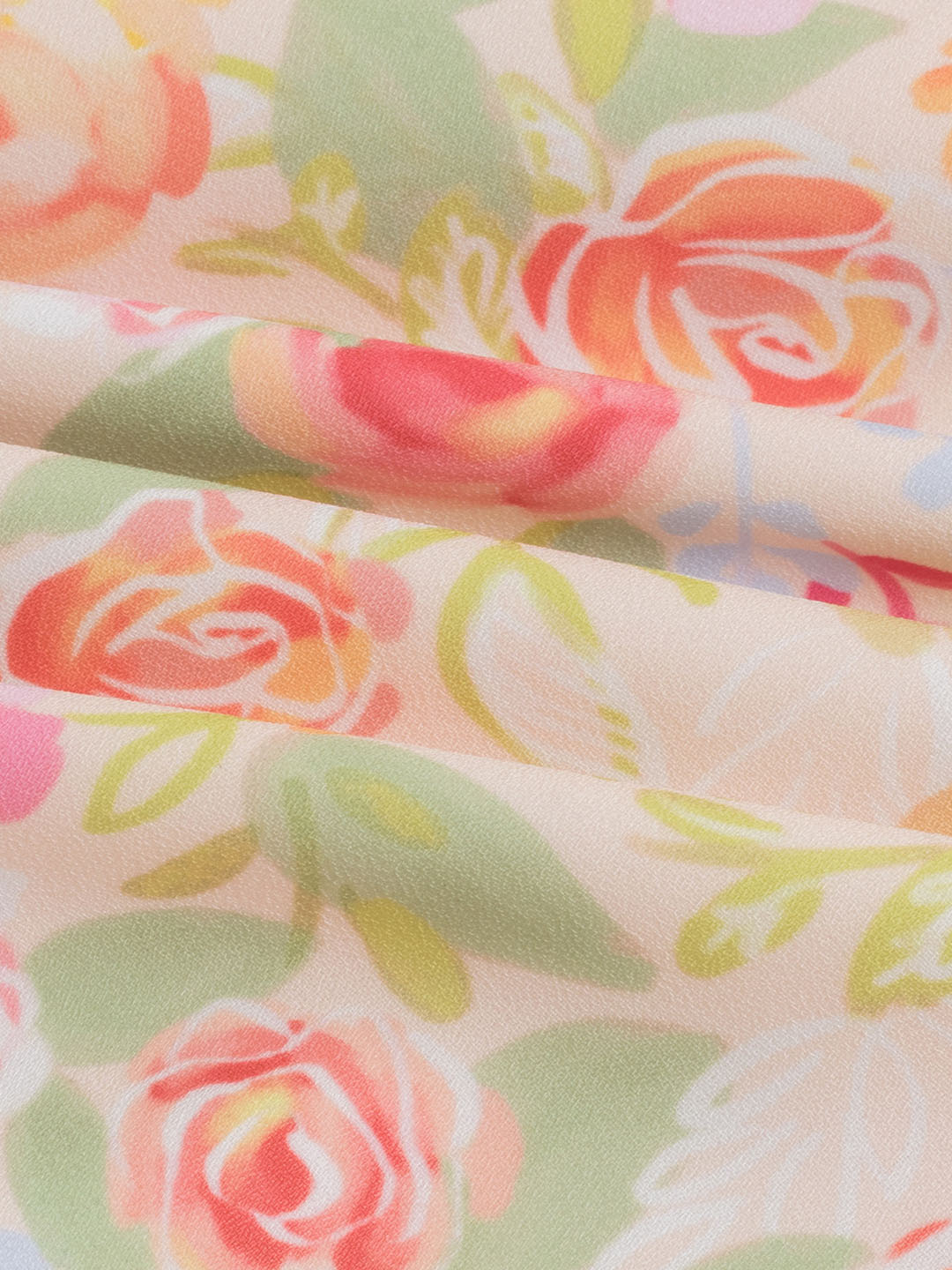 Kama 雪紡吊带洋装