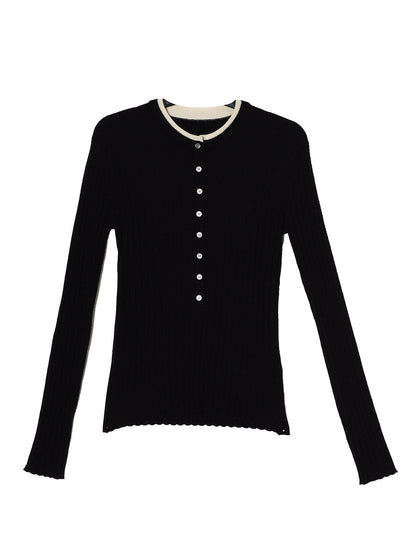 【Final Sale】Daisy Round Neck 100% Wool Sweater
