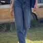 Emberly Light Wash Cotton Carrot Jeans
