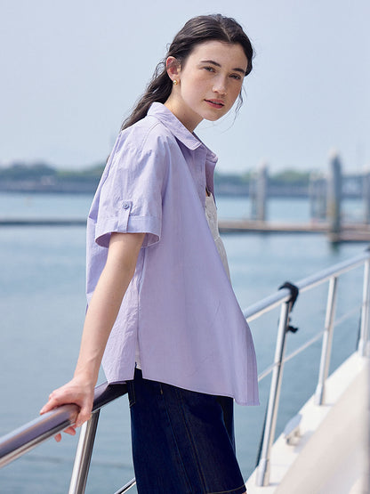 Hadassah 經典簡約開叉襯衫