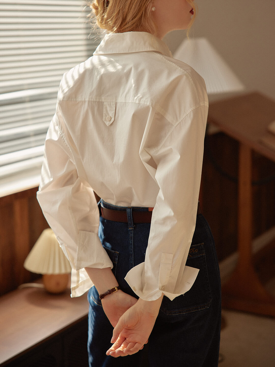 Blanche 寬鬆純棉襯衫