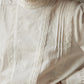 Paisley 白色玫瑰刺繡蕾絲襯衫/SIMPLERETRO