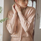 Ally 粉色鉤花刺繡針織外套/SIMPLERETRO