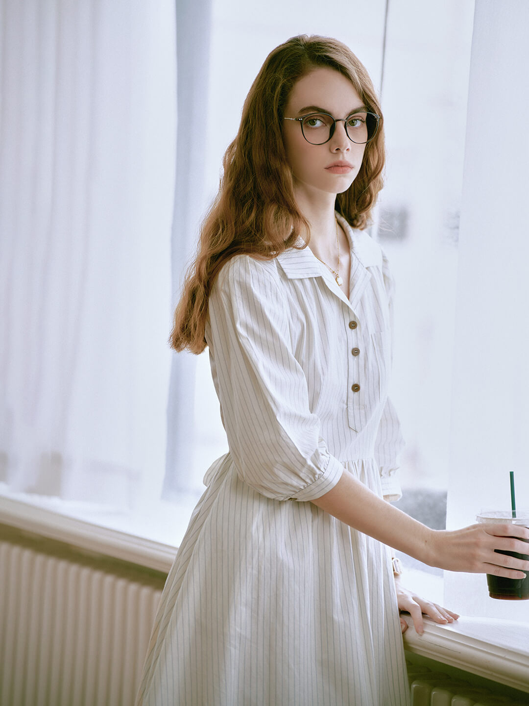Kathy 小口袋襯衫連衣裙