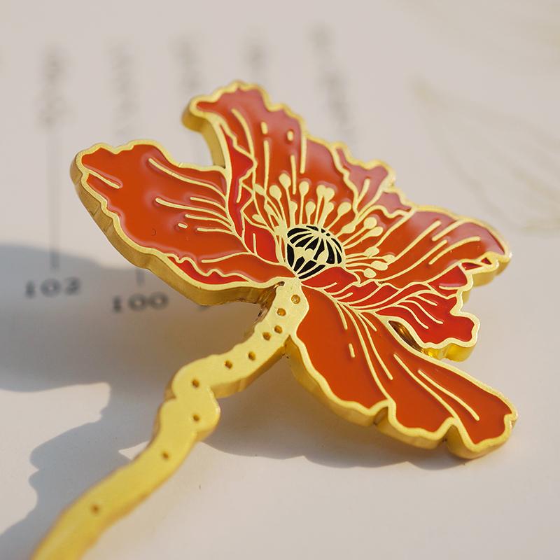 Chowxiaodou 紫金花衣物裝飾扣針-simpleretro