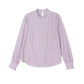 Paisley 紫色玫瑰刺繡蕾絲襯衫/SIMPLERETRO