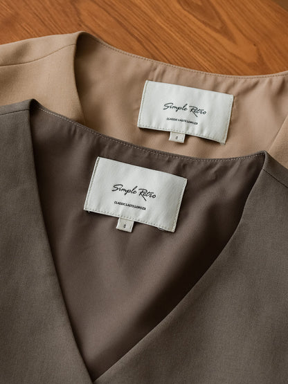Yvonne 復古英倫風馬甲