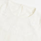 Julia 米白色圓領純色刺繡襯衫